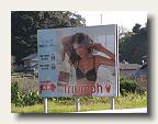 The Triumph lingere factory hails from Kakegawa. A different, always Caucasian model is featured each year. IMG_6014